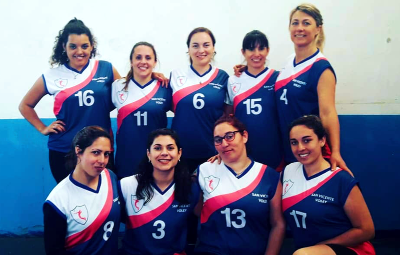 SV | Liga de Vóley de Cañuelas: el equipo femenino del CEF 93 estrenó uniforme