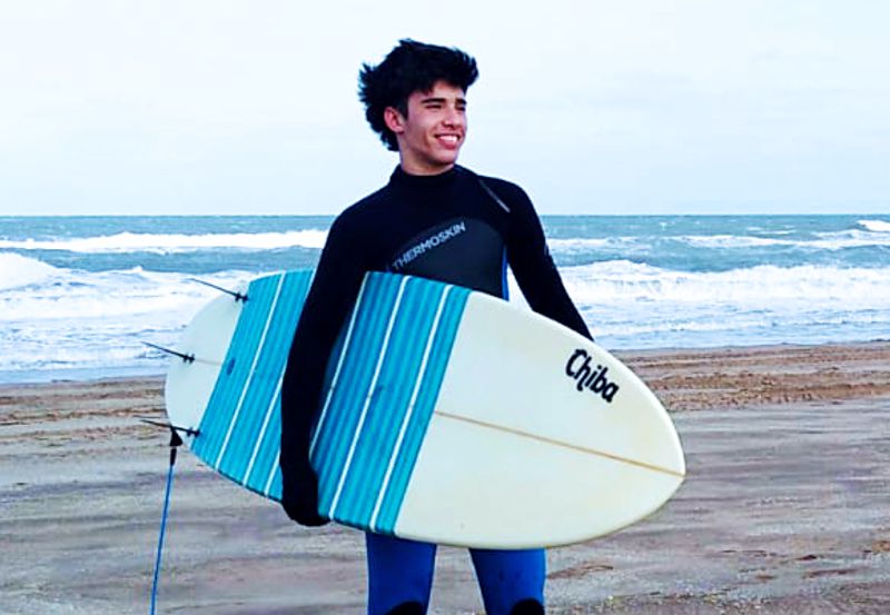 SV | Juegos Bonaerenses: Bautista Diz es finalista en surf