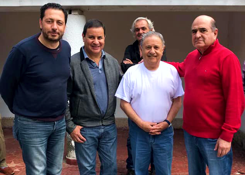 SV | Duhalde visitó la Quinta 17 de Octubre y se encontró con Gómez