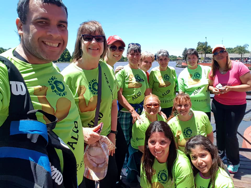 SV | ALCO San Vicente realizó su caminata contra la obesidad