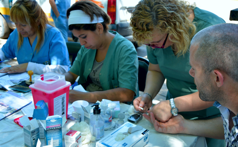 PP | Realizaron un operativo de concientización sobre la diabetes