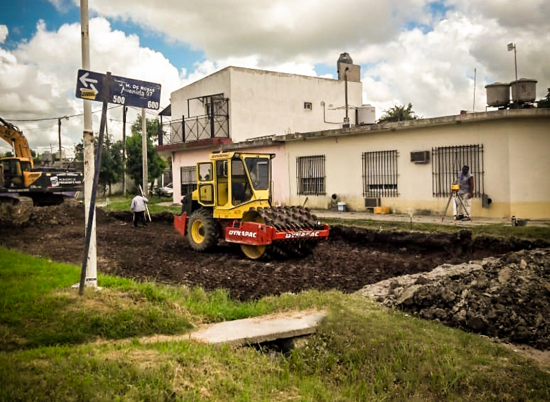 PP | Comenzaron las obras de asfalto en la Calle 108