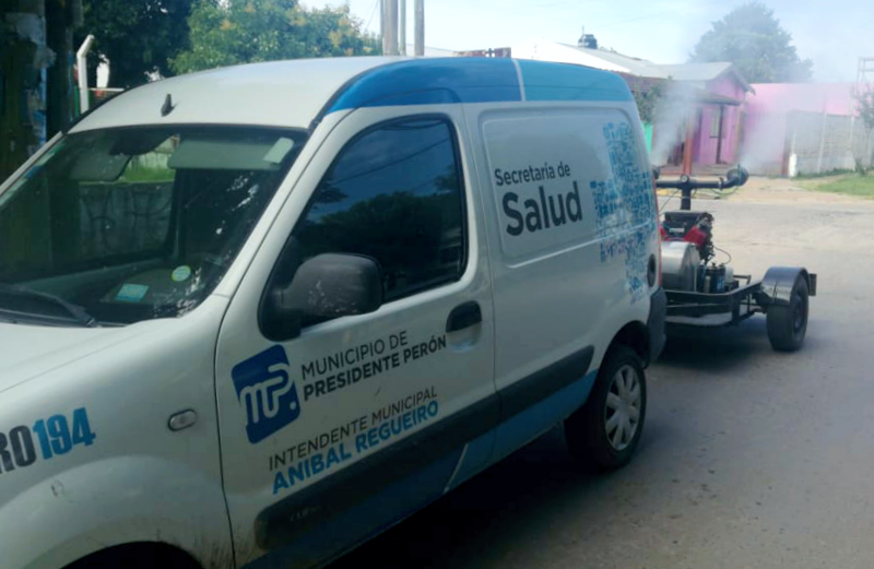 RG | Fumigan contra el dengue en barrios de Presidente Perón y San Vicente