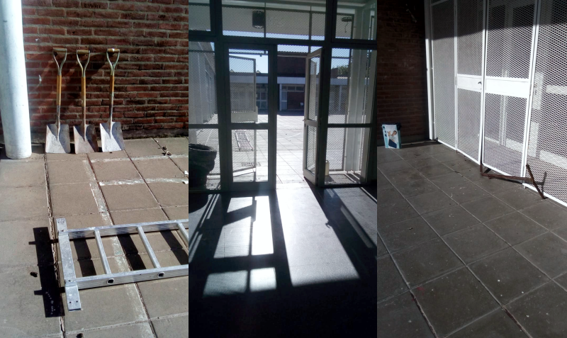 SV | Otra vez la Primaria 8: Forzaron las puertas y robaron elementos de la escuela