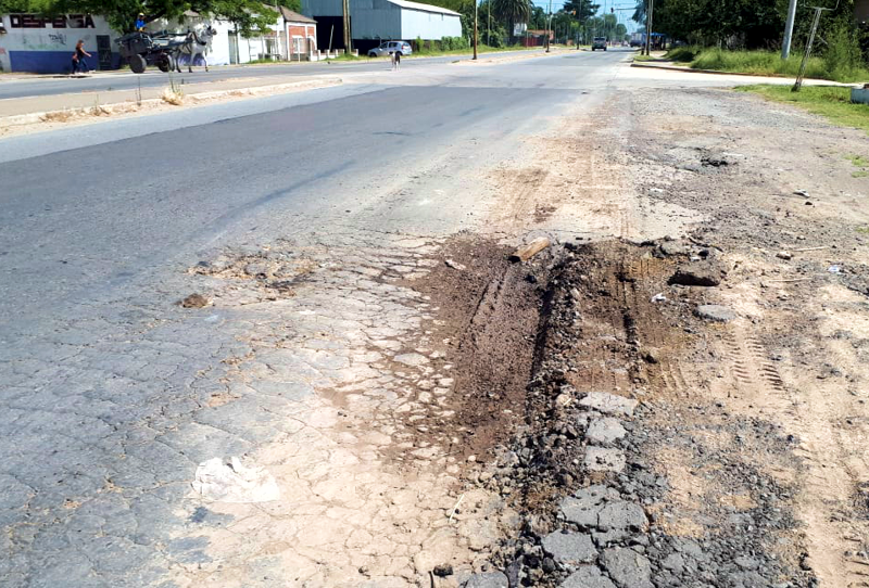 SV | Es deplorable el estado de la Ruta Provincial 210