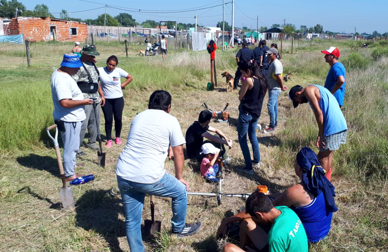SV | Desarticularon una toma ilegal de terrenos en el barrio La Pradera