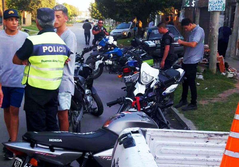 PP | Secuestraron 30 motos en operativos contra picadas en Guernica