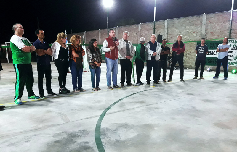 PP | Inauguraron una nueva cancha en el Cultural de Guernica