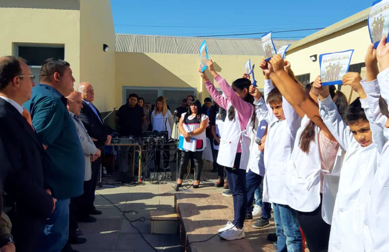 PP | Inauguraron los trabajos de puesta en valor de la Primaria 7 de Guernica