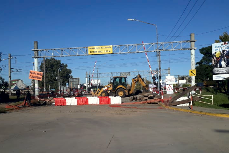 RG | Habilitarán el paso a nivel de Guernica para el próximo 22 de abril