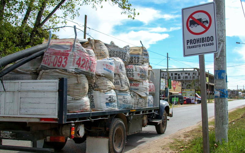 SV | El HCD pidió al Ejecutivo que regule la circulación de camiones en zona urbana