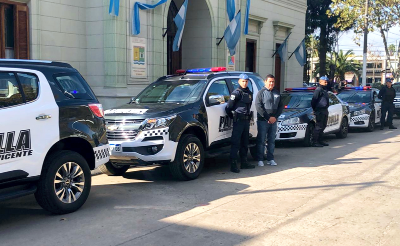 Sv El Municipio Incorpor Dos Camionetas A La Patrulla Municipal Al Sur Web