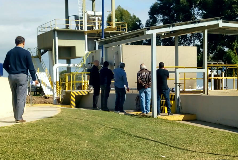 PP | Avances en la obra de la segunda planta de tratamiento de líquidos cloacales