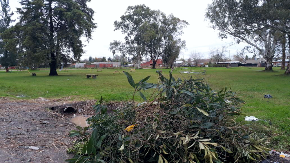 SV | Piden la puesta en valor de la plaza Carlos Biocca