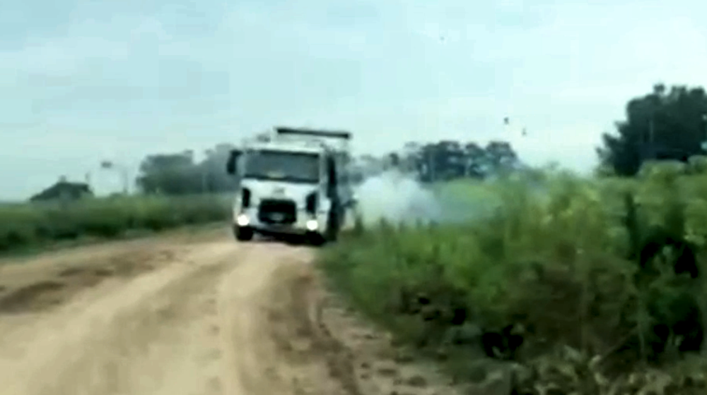 SV | Ecología > Sorprenden a camión arrojando residuos industriales en la Ruta 16