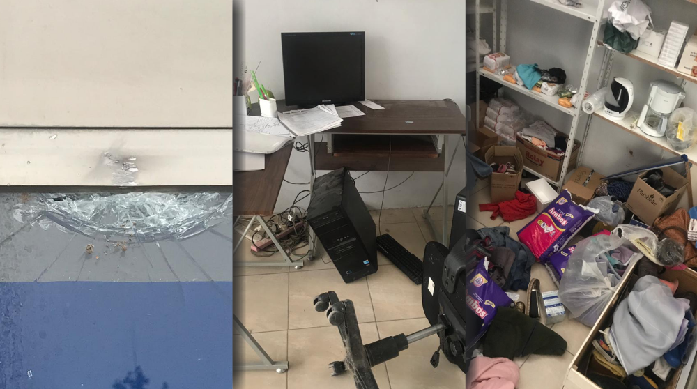 SV | Ataque > Juan Montalvo denunció hechos vandálicos en su local partidario