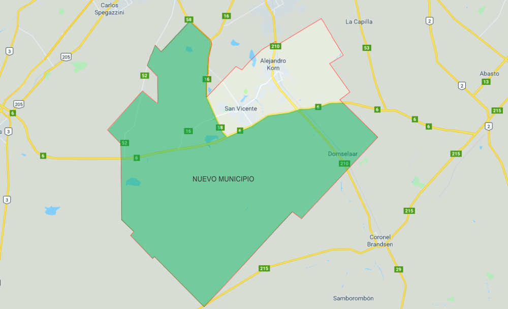 SV | Domselaar y la zona rural buscarían la autonomía de San Vicente