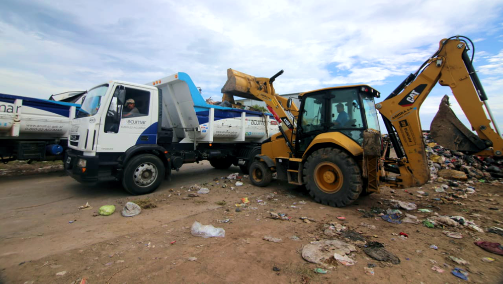 Residuos | ACUMAR comenzó la limpieza del EcoPunto de San Vicente