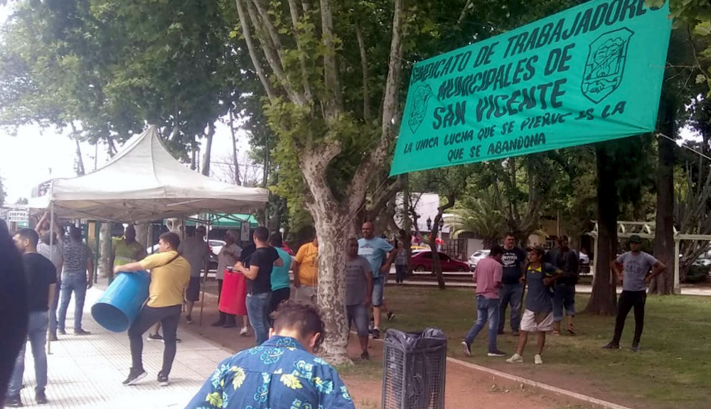 San Vicente | Medida gremial del STMSV por el despido de 52 trabajadores