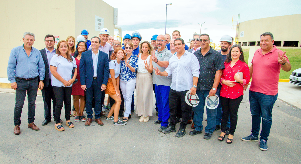 Cloacas | Galmarini visitó Guernica y suscribió un convenio con Cantero