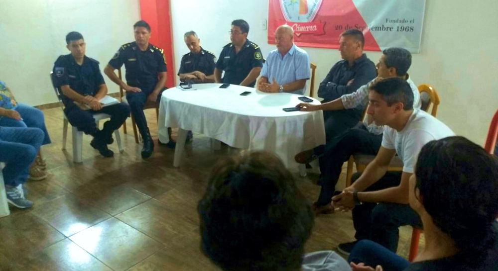 Inseguridad | Municipio y Policía se reunieron con comerciantes de Alejandro Korn