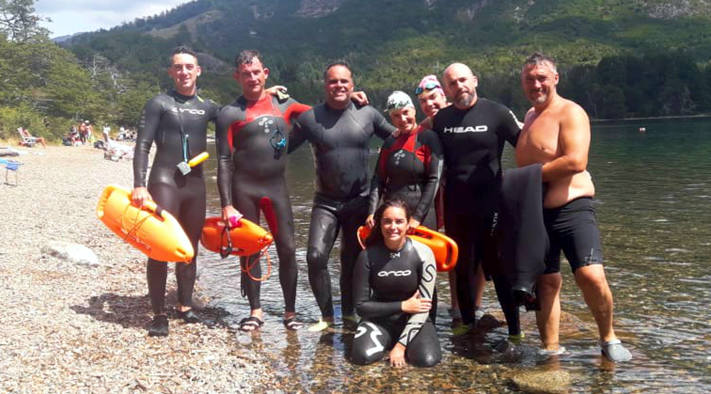 Deportes | Ocho nadadores sanvicentinos realizaron el cruce del lago Lacar