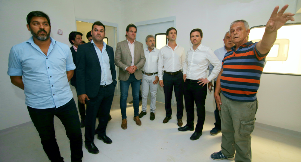 Producción | Mantegazza recibió a Costa y Bianco en el Parque Industrial San Vicente