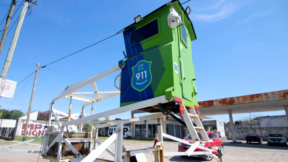 Seguridad | Instalan una torre de monitoreo en el Cruce de Korn