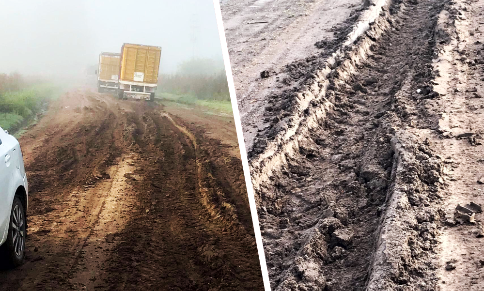 Zona Rural | Camiones de Cresta Roja destrozaron la Ruta 16, que tuvo que ser cortada al tránsito
