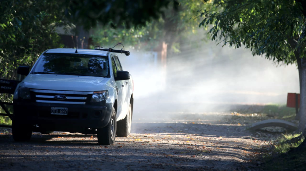 San Vicente | Fumigan distintos puntos del distrito contra el dengue y otras enfermedades