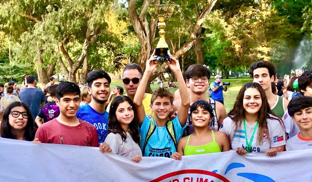 Natación | Marea Roja finalizó tercero en el certamen Aguas Abiertas Chascomús