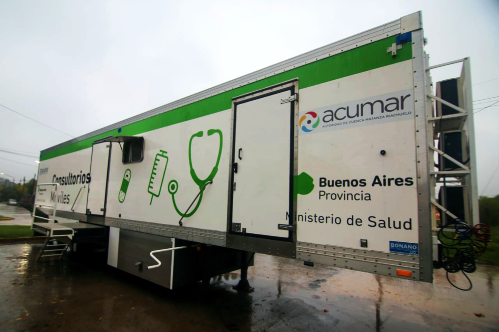 San Vicente | Llegó el hospital móvil y siguen desinfectando el Ramón Carrillo