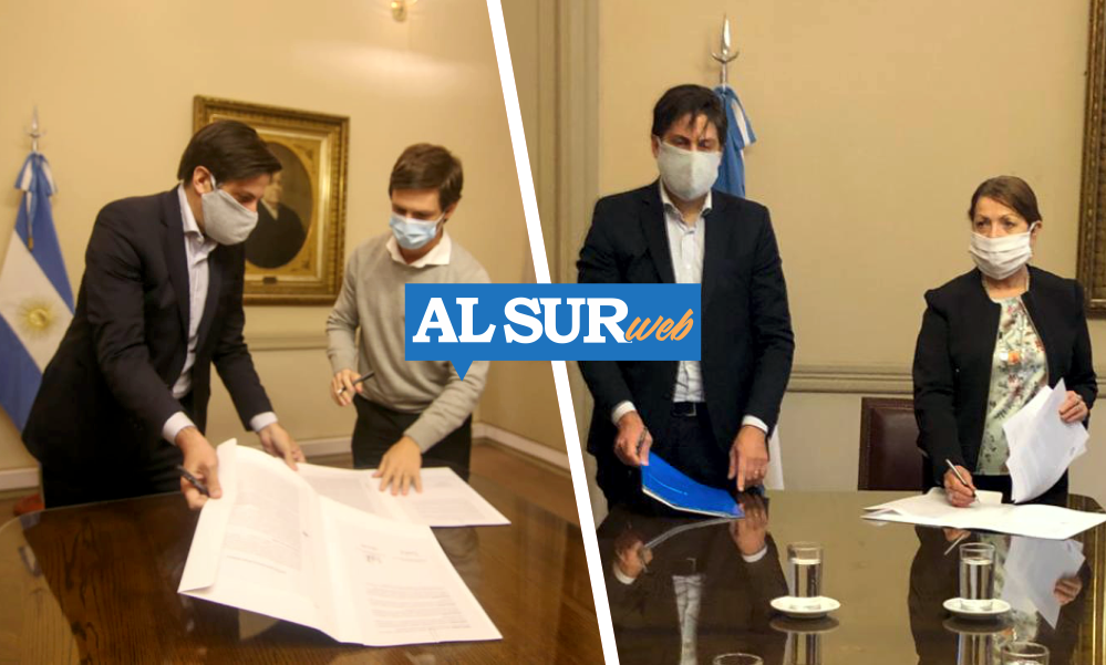 Educación | Cantero y Mantegazza firmaron acuerdo y recibirán tablets y netbooks para alumnos