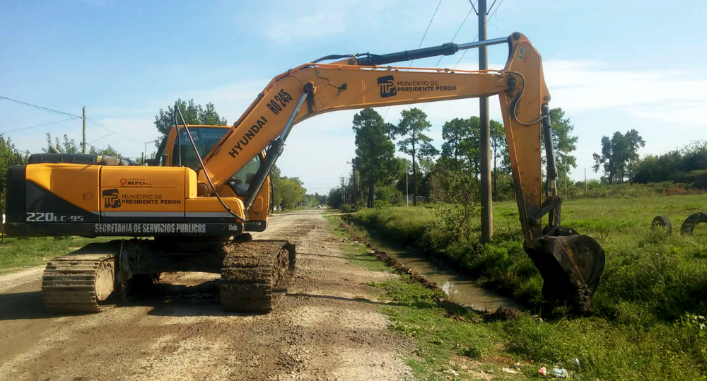 Guernica | El Municipio continúa con tareas para evitar posibles inundaciones
