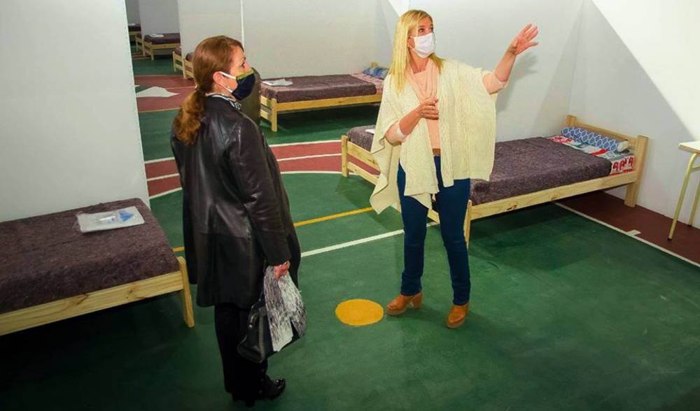 Guernica | Magario estuvo con Cantero y recorrieron el CAT del Club Cultural