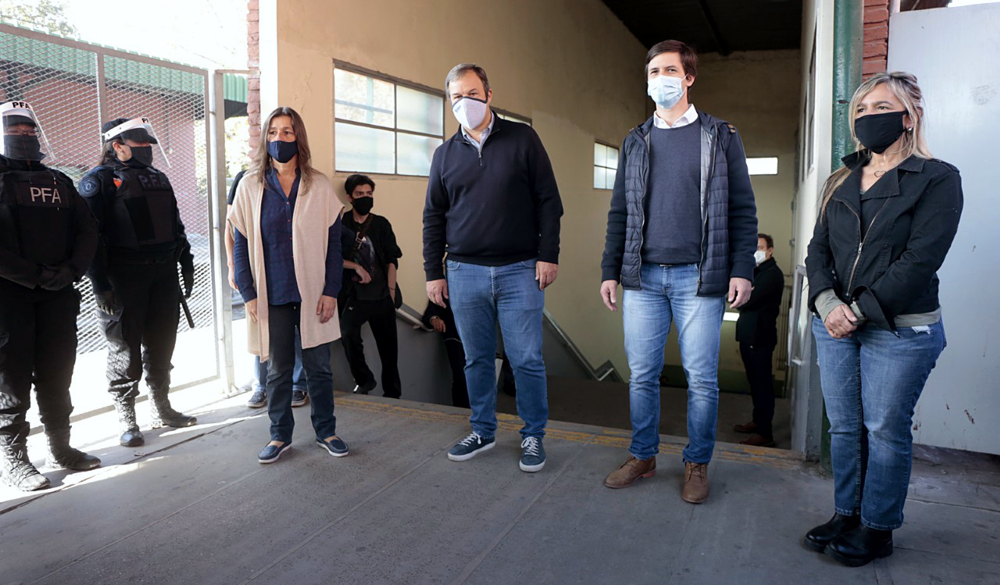 Controles | Mantegazza participó de la visita de Sabina Frederic a Almirante Brown