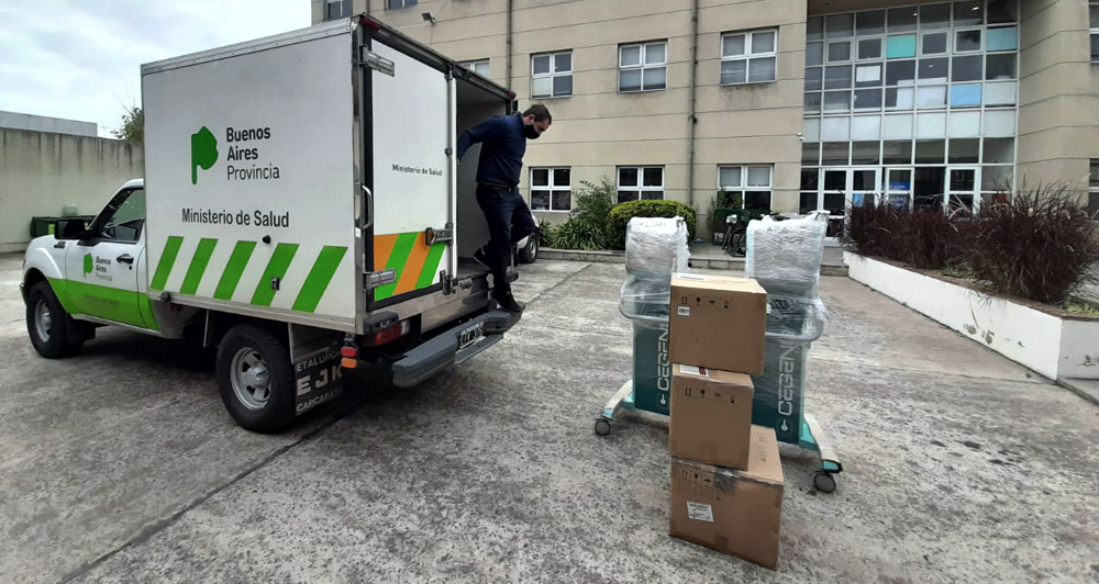 Coronavirus | Provincia envió respiradores y bombas de infusión para el hospital Ramón Carrillo