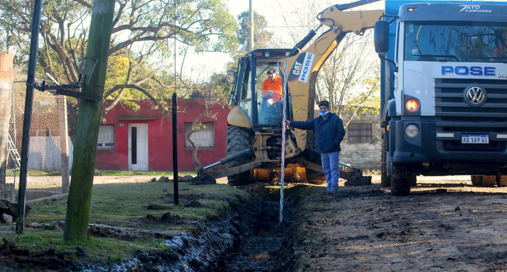 Servicios | Trabajos intensivos de saneamiento en varios barrios de Alejandro Korn