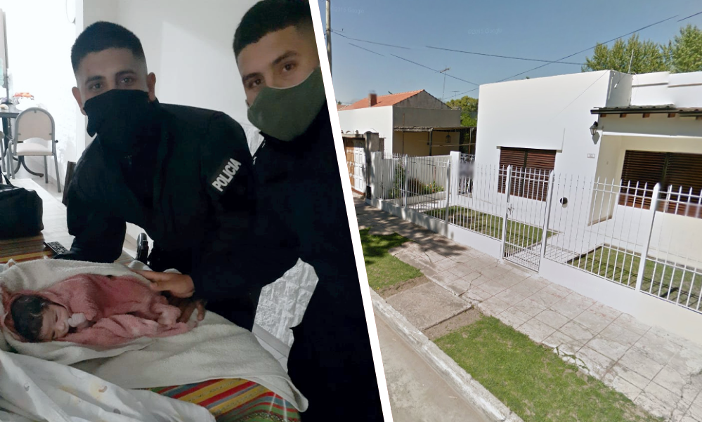 Alejandro Korn | Cuatro agentes policiales ayudan a dar a luz a un bebé