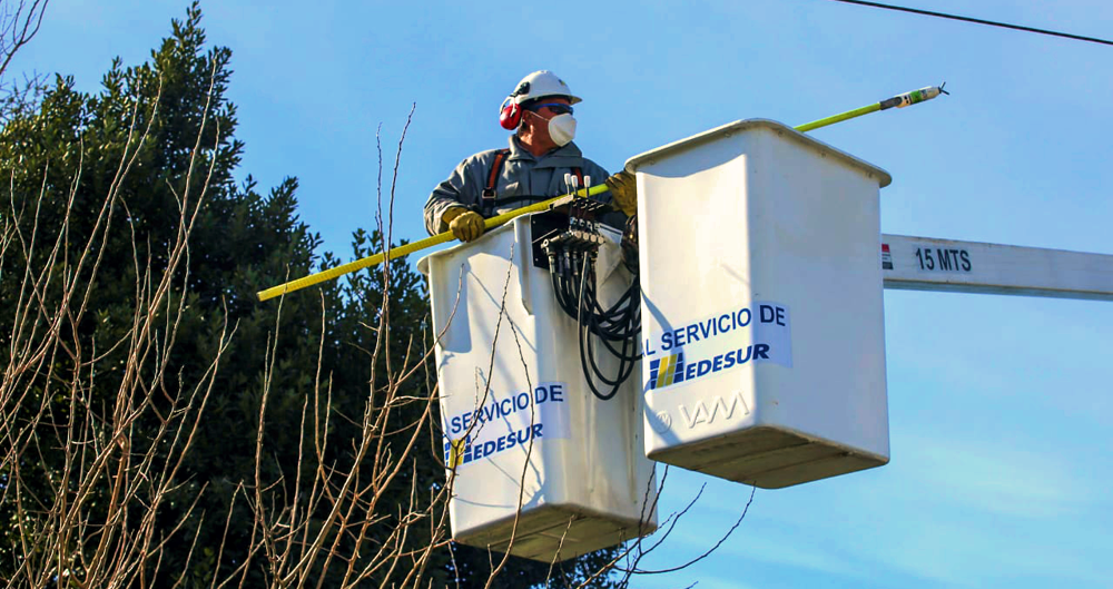 Alejandro Korn | Continúan los trabajos de EDESUR para mejorar el servicio en el distrito