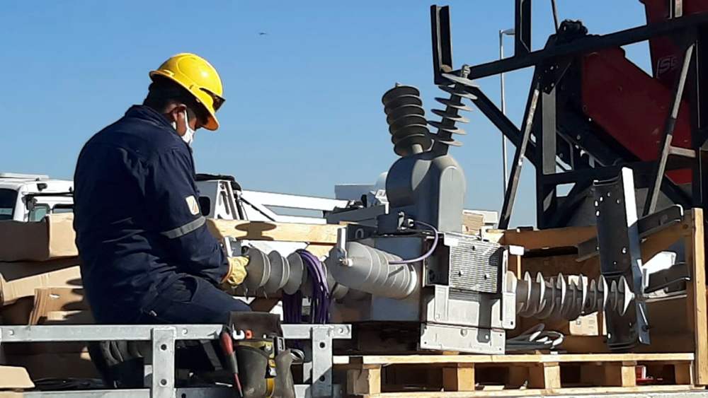 Cortes de luz | EDESUR trabaja en la potenciación de una línea que alimenta gran parte del distrito