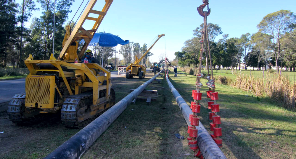 San Vicente | Avanza la obra del gasoducto de Metrogas entre San Vicente y Canning