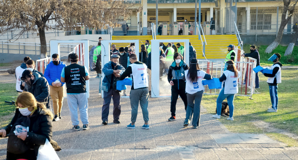 Coronavirus | Nuevas medidas sanitarias en la estación de Guernica