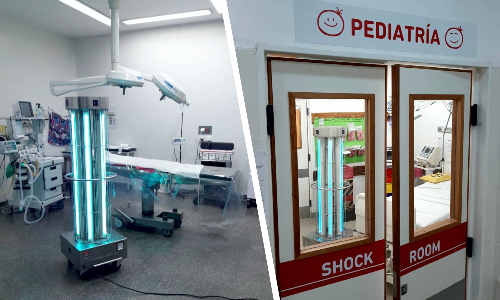 Covid-19 | El hospital Grierson  comenzó a utilizar equipos sanitizantes de última generación