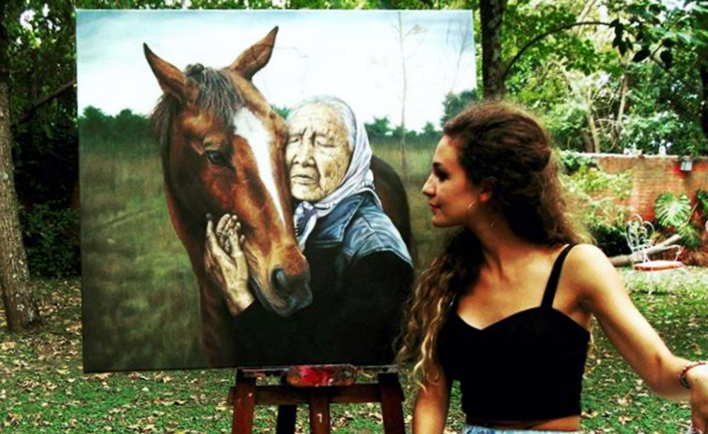 Arte | Agostina Mauro fue invitada al Tercer Festival de Artes Plásticas de Veracruz, en México