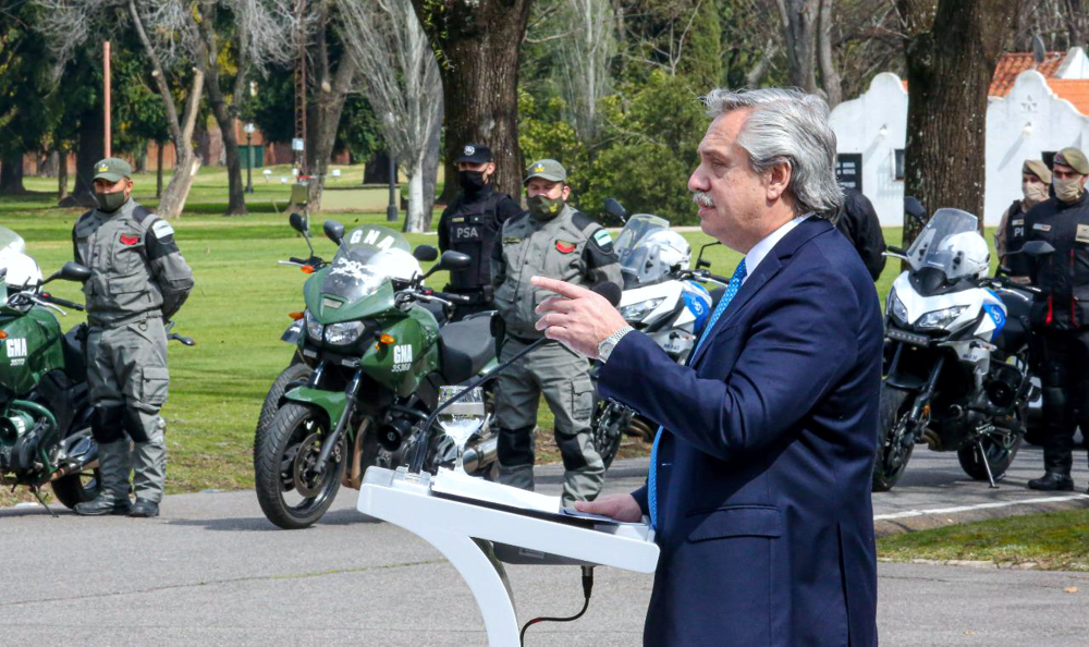 Seguridad | Fernández lanzó el Programa de Fortalecimiento de Seguridad para la provincia de Buenos Aires