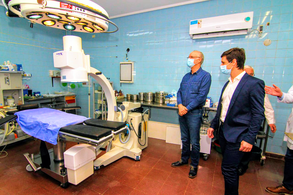 Salud | Mantegazza recibió a Daniel Gollán en el hospital Ramón Carrillo de San Vicente