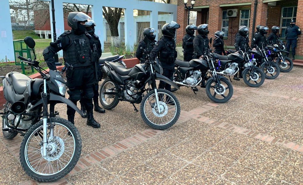Seguridad | Presidente Perón ya cuenta con su grupo policial de apoyo motorizado