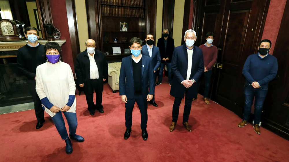 Toma de Tierras | Kicillof apuntaló a Berni durante un encuentro con intendentes del AMBA