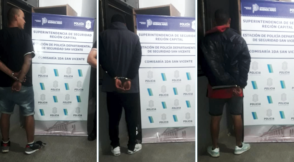Alejandro Korn | Detienen a tres sujetos tras atacar con una escopeta a vecino del barrio La Esperanza